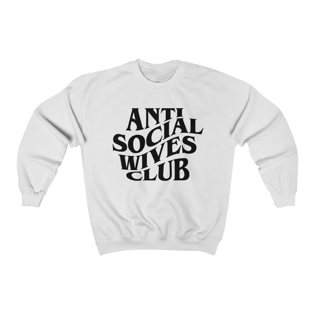 Anti Social Wives Club Unisex Sweatshirt sold by Always Stylish Mama product image thumbnail 2