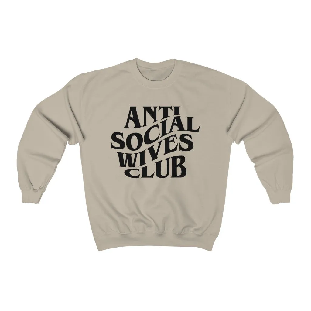 Anti Social Wives Club Unisex Sweatshirt sold by Always Stylish Mama product image thumbnail 3