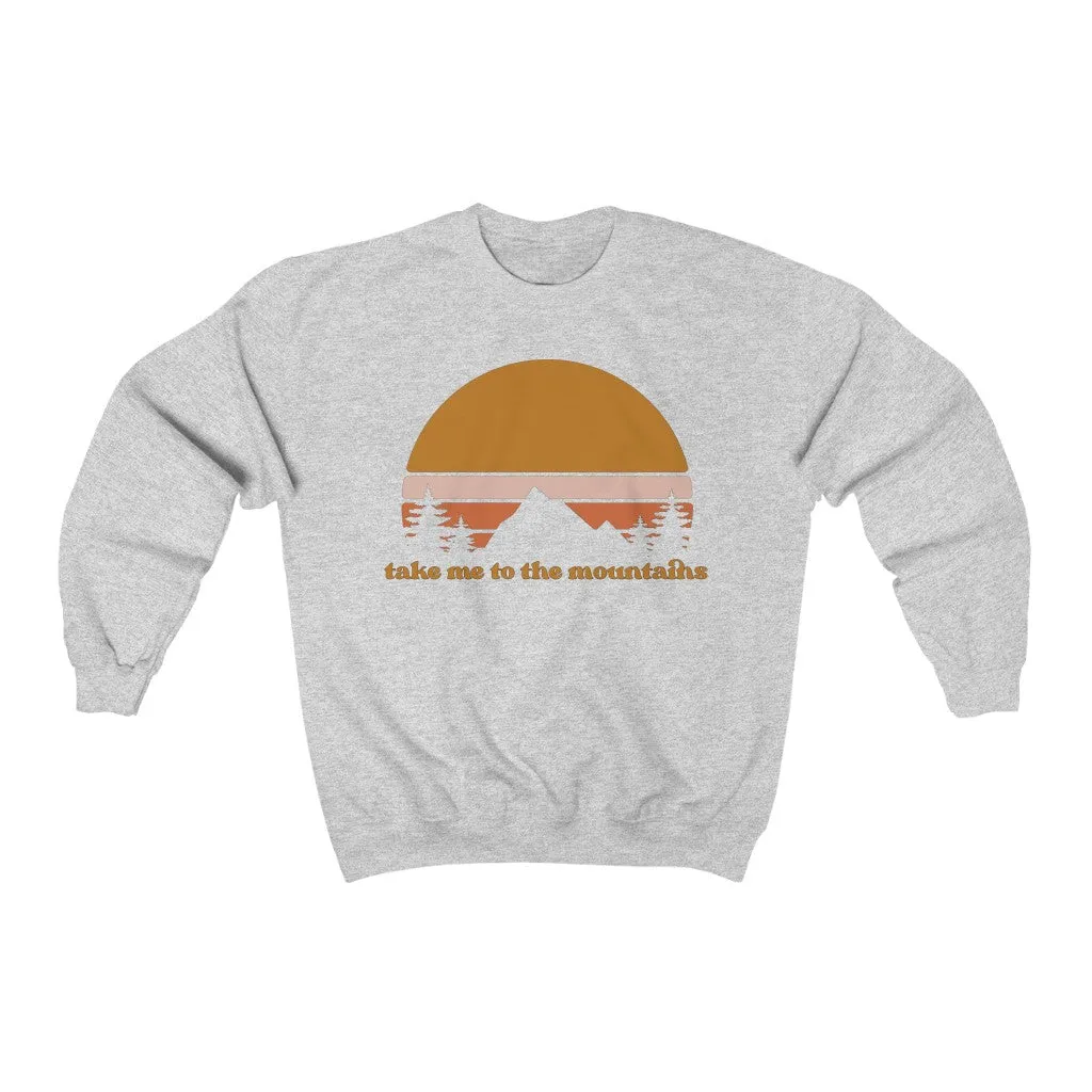 Take Me To The Mountains Unisex Sweatshirt sold by Always Stylish Mama product image thumbnail 3