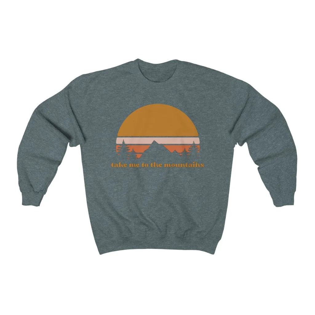 Take Me To The Mountains Unisex Sweatshirt sold by Always Stylish Mama product image thumbnail 5