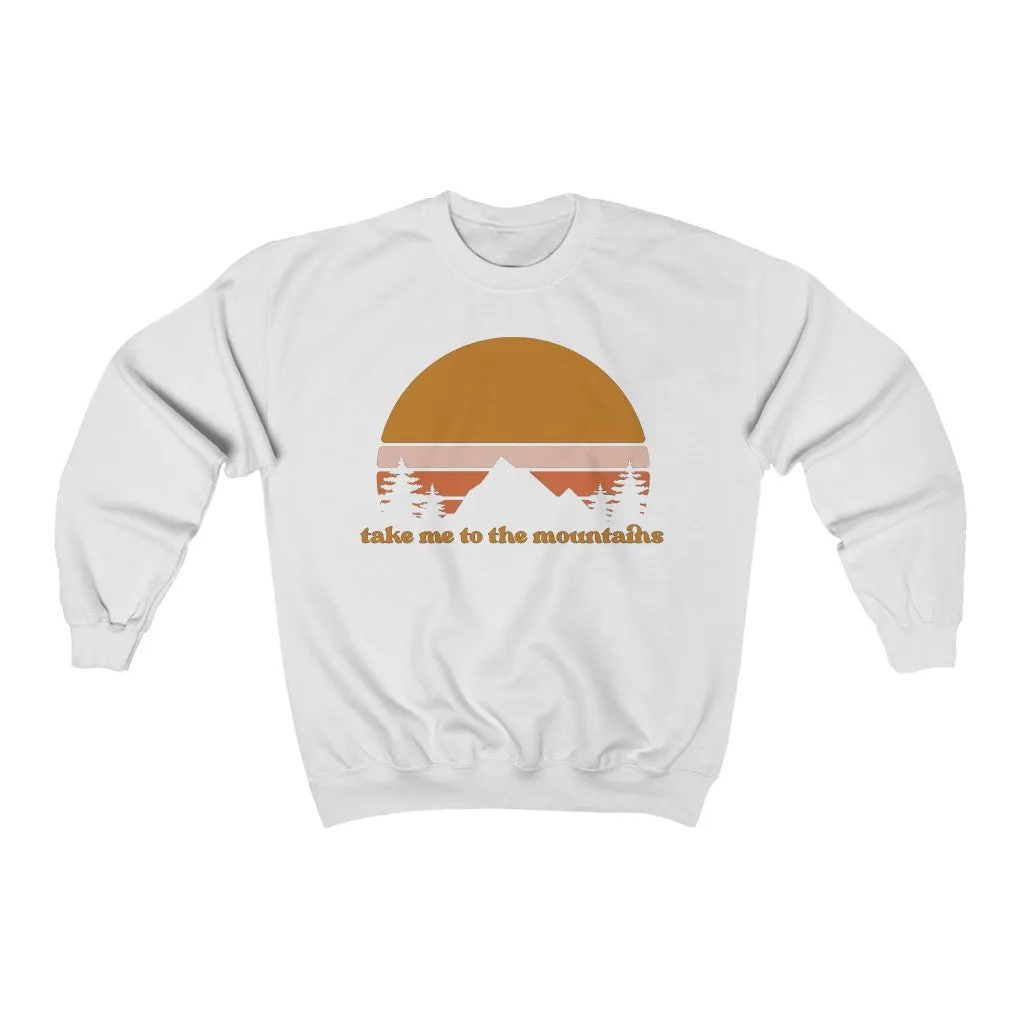 Take Me To The Mountains Unisex Sweatshirt sold by Always Stylish Mama product image thumbnail 2