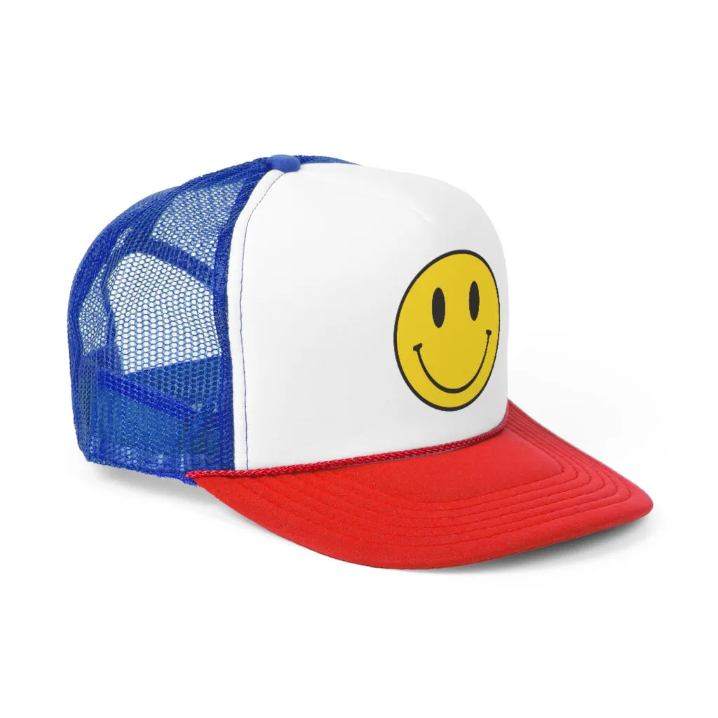 Smiley Face PRINT Trucker Caps sold by Always Stylish Mama product image thumbnail 2