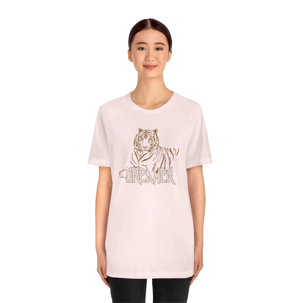 Dreamer Tiger Unisex Tee sold by Always Stylish Mama product image thumbnail 5