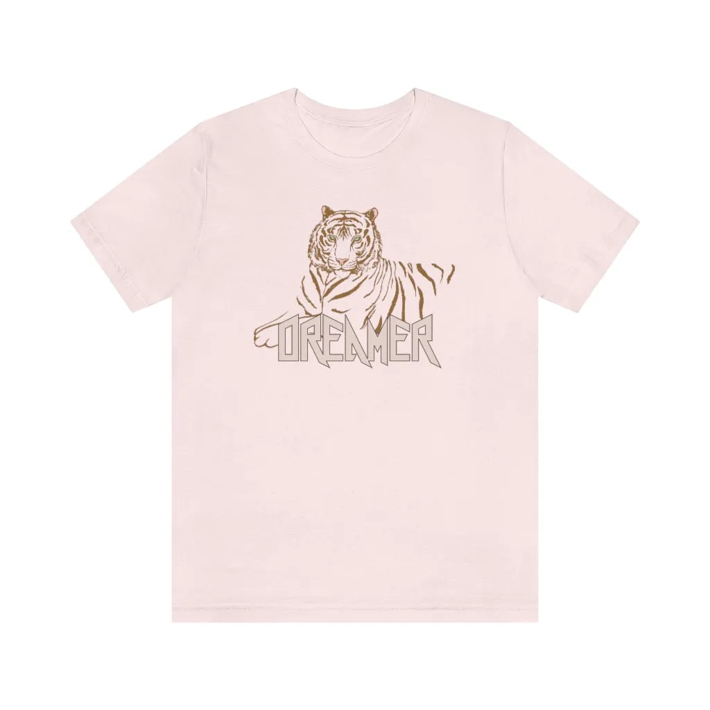 Dreamer Tiger Unisex Tee sold by Always Stylish Mama product image thumbnail 4