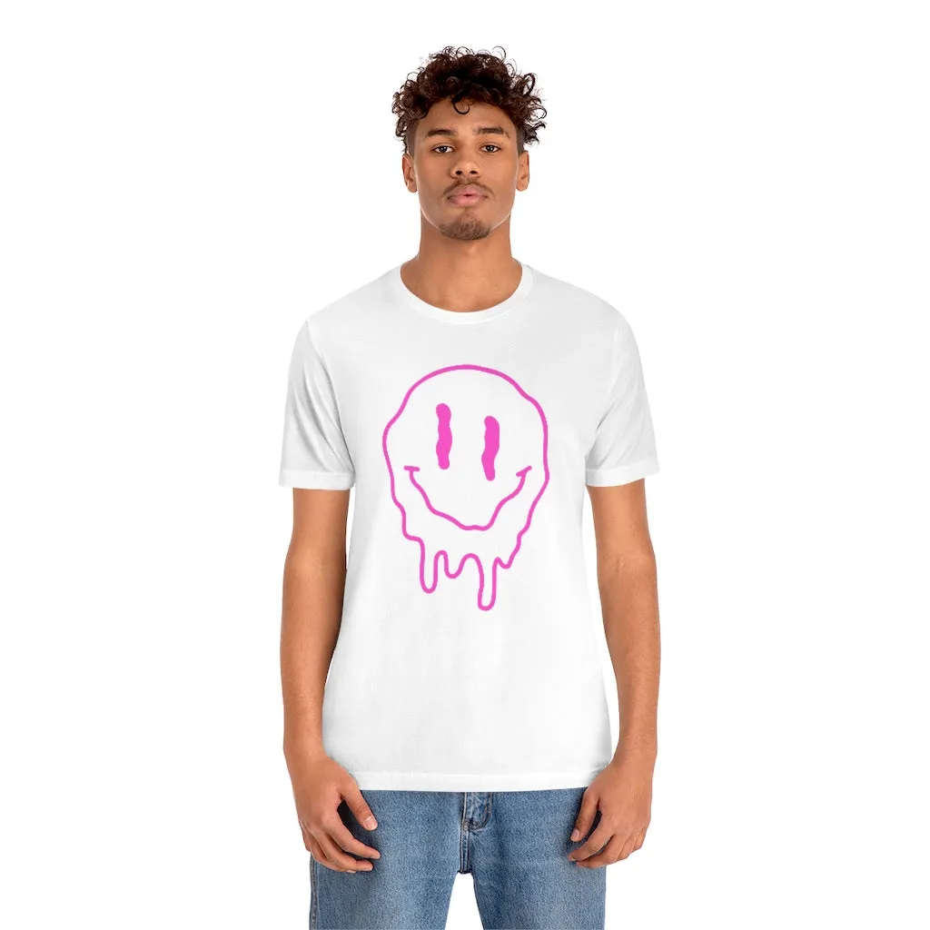 Melting Smiley Face Unisex Tee sold by Always Stylish Mama product image thumbnail 3