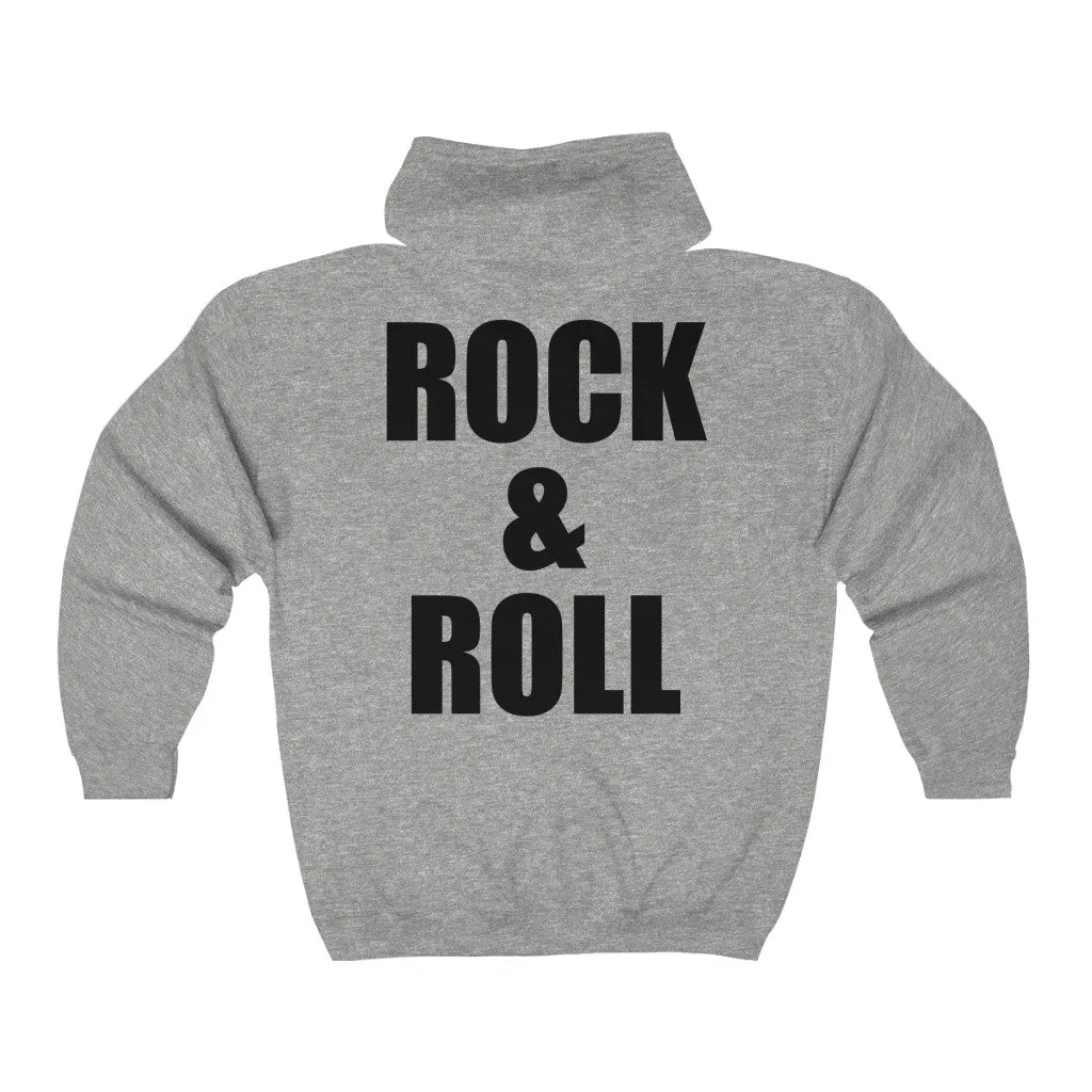 Rock & Roll Zip Up Hoodie sold by Always Stylish Mama