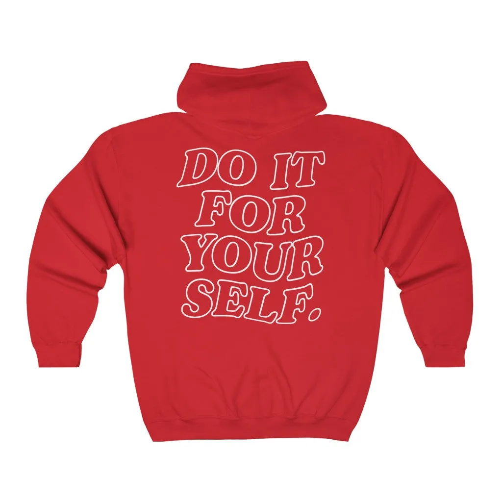 Do It For Your Self Zip Up Hoodie sold by Always Stylish Mama product image thumbnail 5