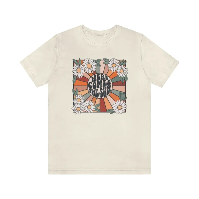 Here Comes The Sun Unisex Tee sold by Always Stylish Mama