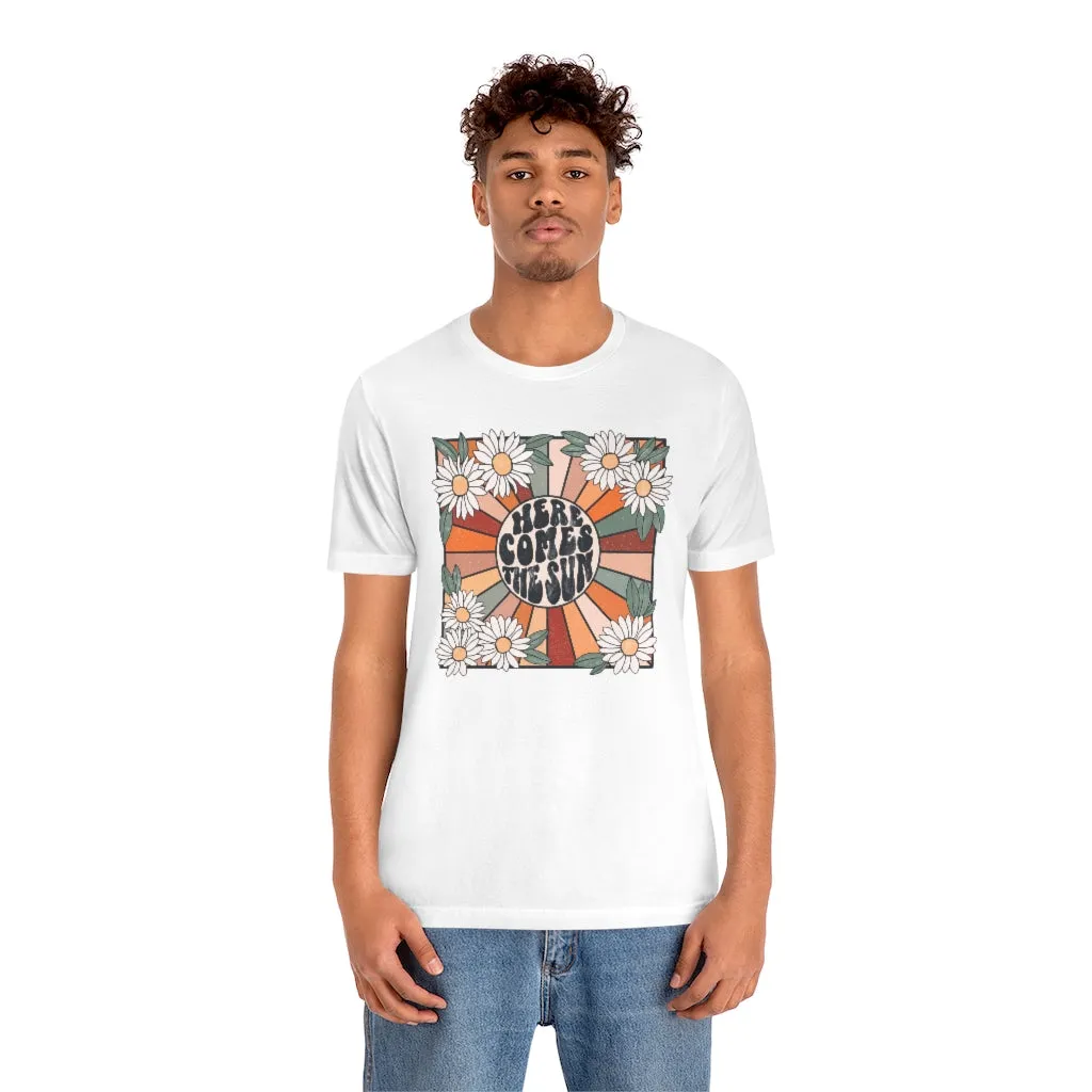 Here Comes The Sun Unisex Tee sold by Always Stylish Mama product image thumbnail 5
