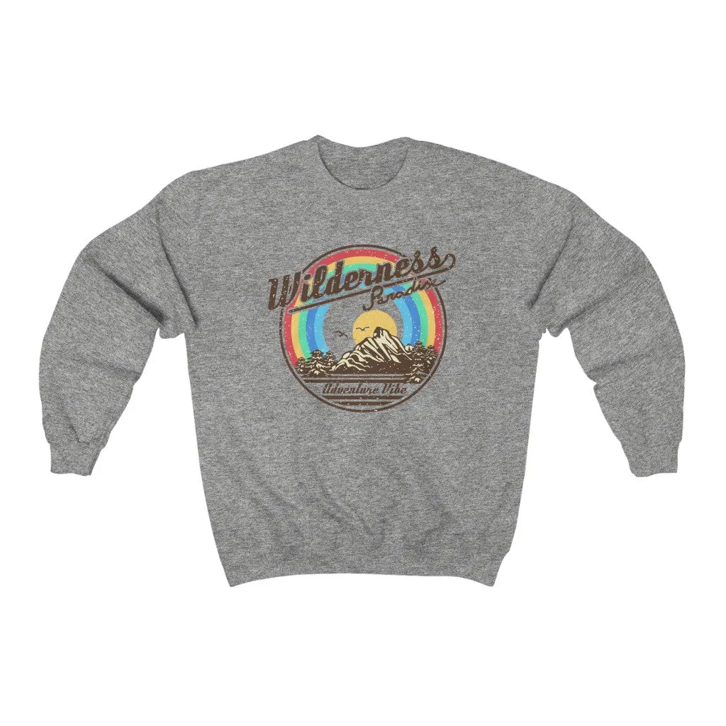 Wilderness Paradise Unisex Sweatshirt sold by Always Stylish Mama product image thumbnail 4