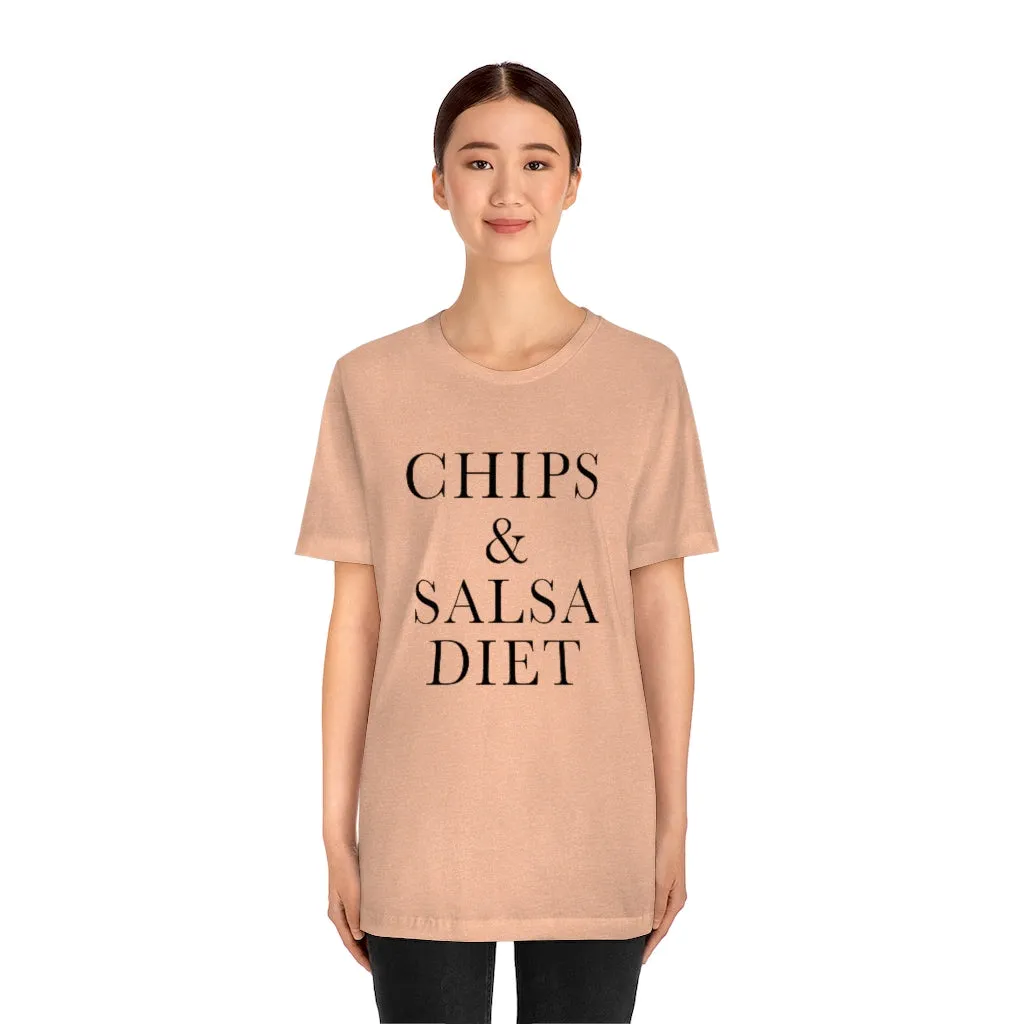 Chips & Salsa Diet Unisex Tee sold by Always Stylish Mama product image thumbnail 5