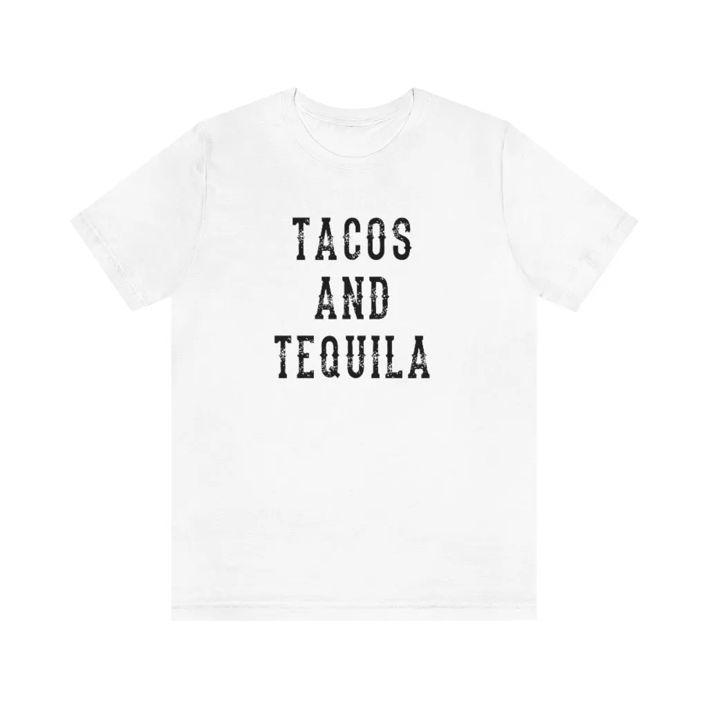 Tacos & Tequila Unisex Tee sold by Always Stylish Mama product image thumbnail 4