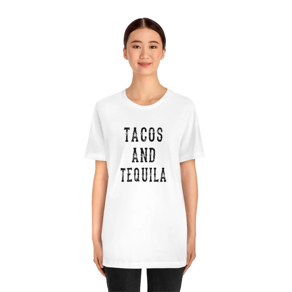 Tacos & Tequila Unisex Tee sold by Always Stylish Mama product image thumbnail 5
