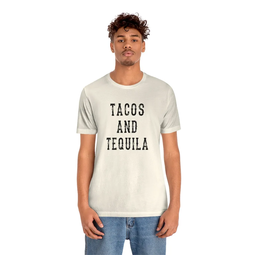 Tacos & Tequila Unisex Tee sold by Always Stylish Mama product image thumbnail 3