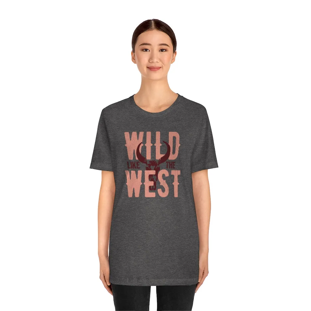 Wild Like The West Rodeo Unisex Tee sold by Always Stylish Mama product image thumbnail 5