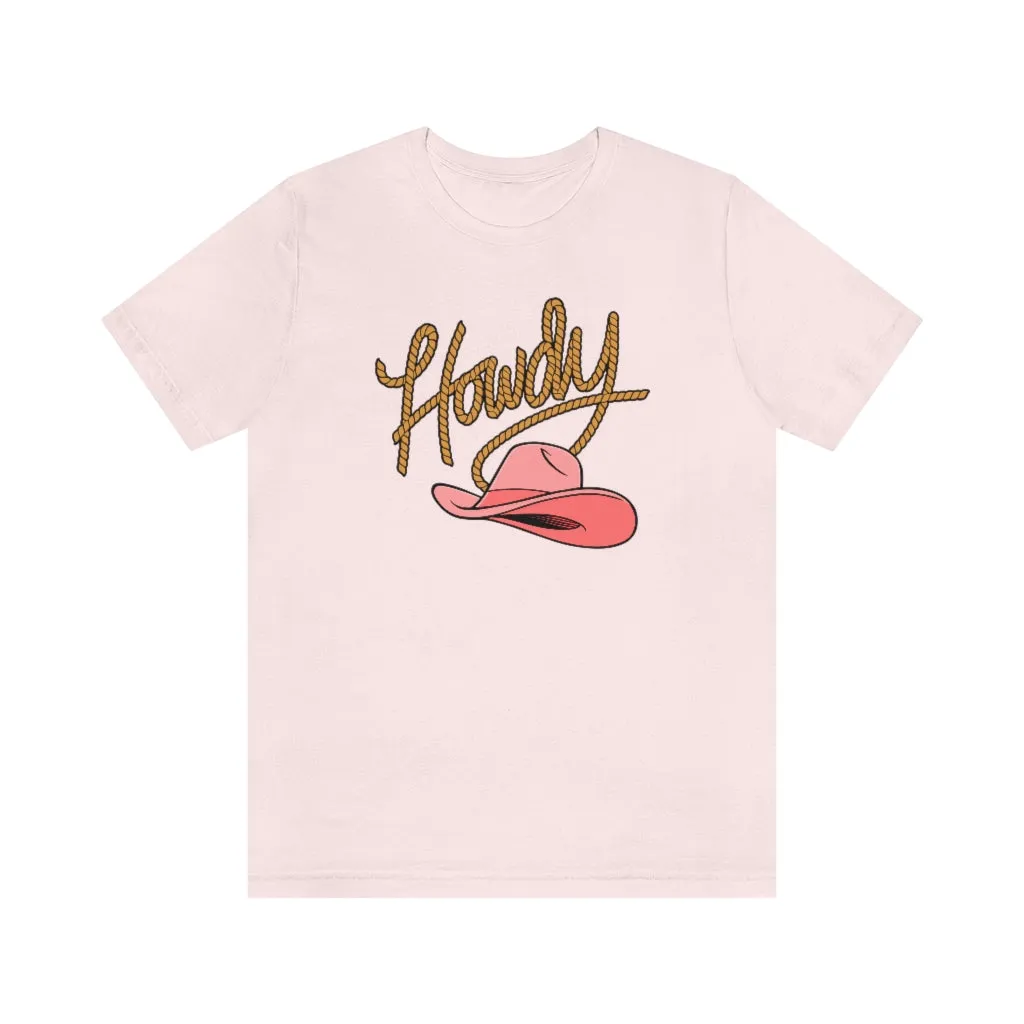 Howdy Hat Unisex Tee sold by Always Stylish Mama product image thumbnail 4
