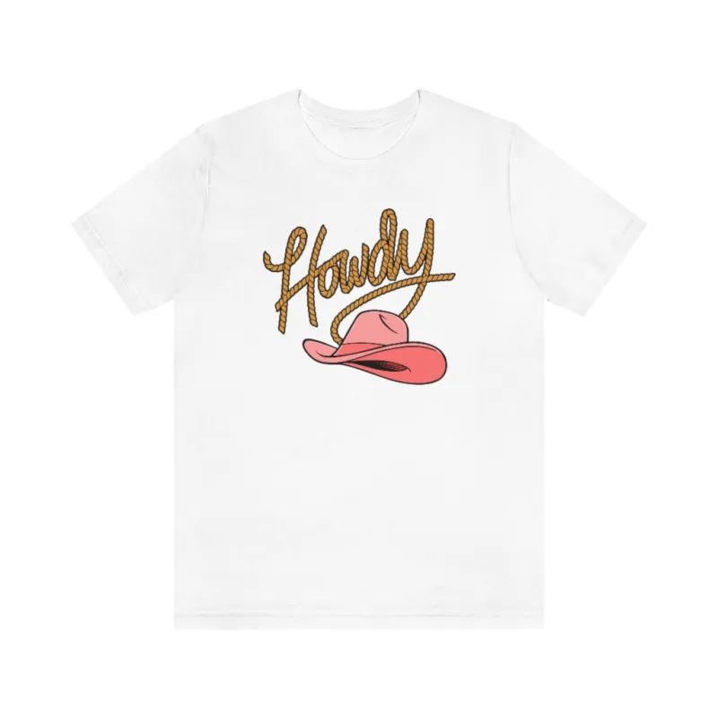 Howdy Hat Unisex Tee sold by Always Stylish Mama