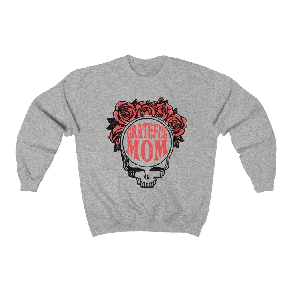 Grateful Mom Unisex Sweatshirt sold by Always Stylish Mama product image thumbnail 4