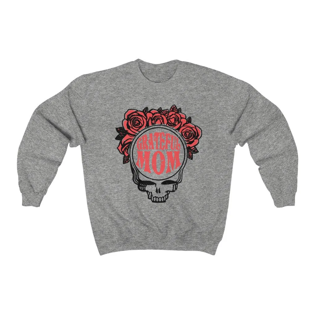 Grateful Mom Unisex Sweatshirt sold by Always Stylish Mama product image thumbnail 3