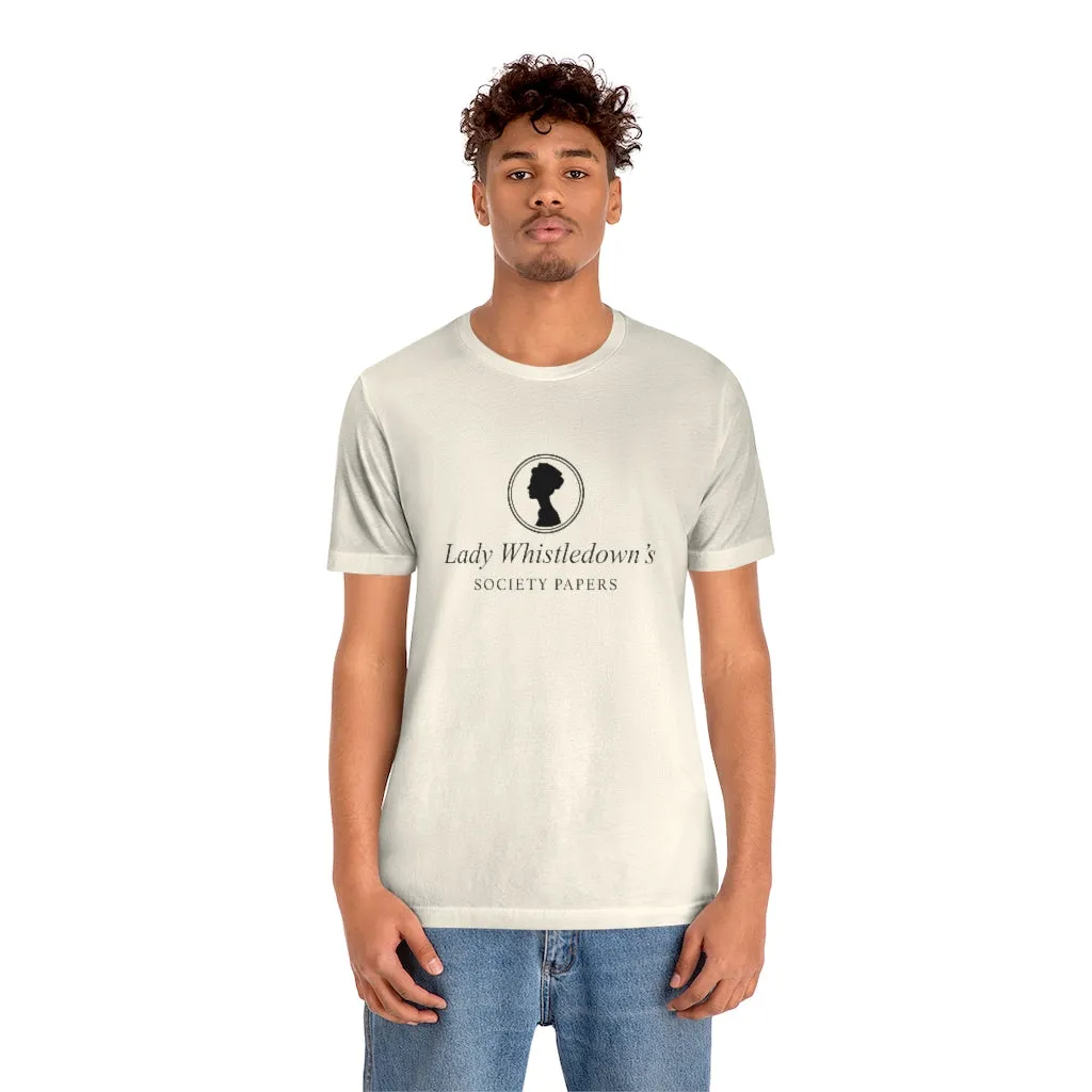Lady Whistledown's Society Papers Unisex Tee sold by Always Stylish Mama product image thumbnail 3