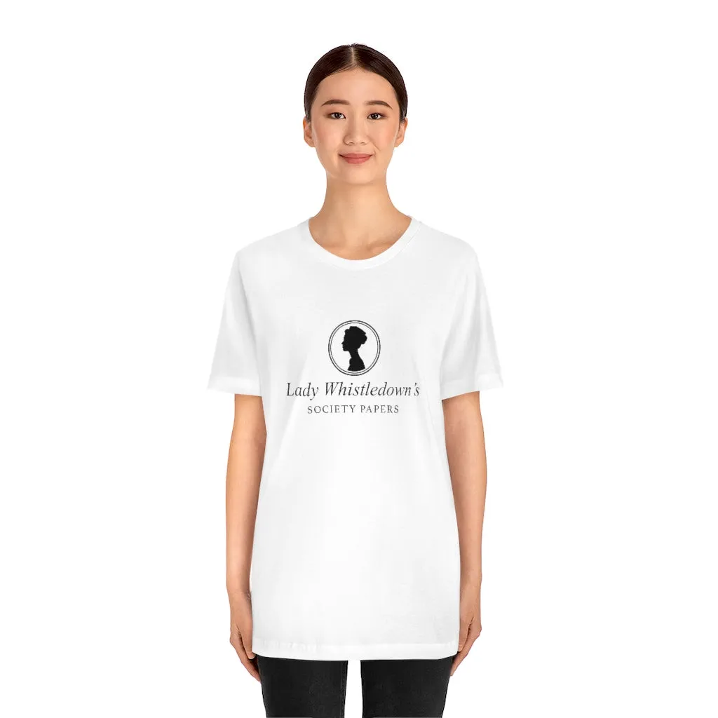 Lady Whistledown's Society Papers Unisex Tee sold by Always Stylish Mama product image thumbnail 5