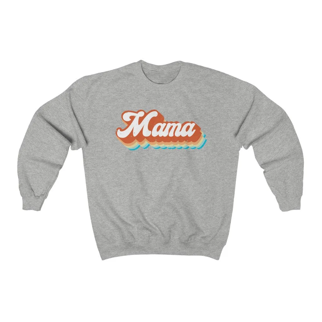 Retro Mama Unisex Sweatshirt sold by Always Stylish Mama product image thumbnail 3