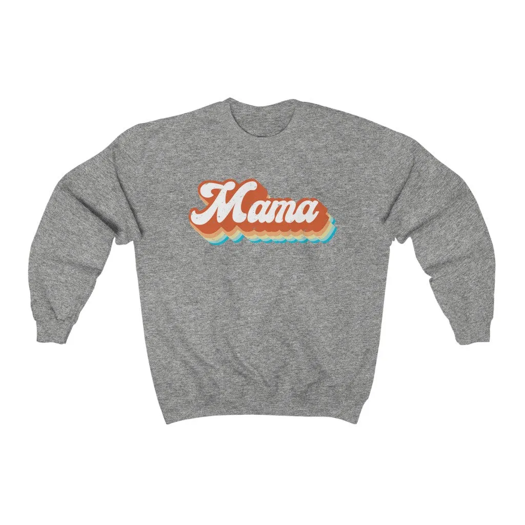 Retro Mama Unisex Sweatshirt sold by Always Stylish Mama