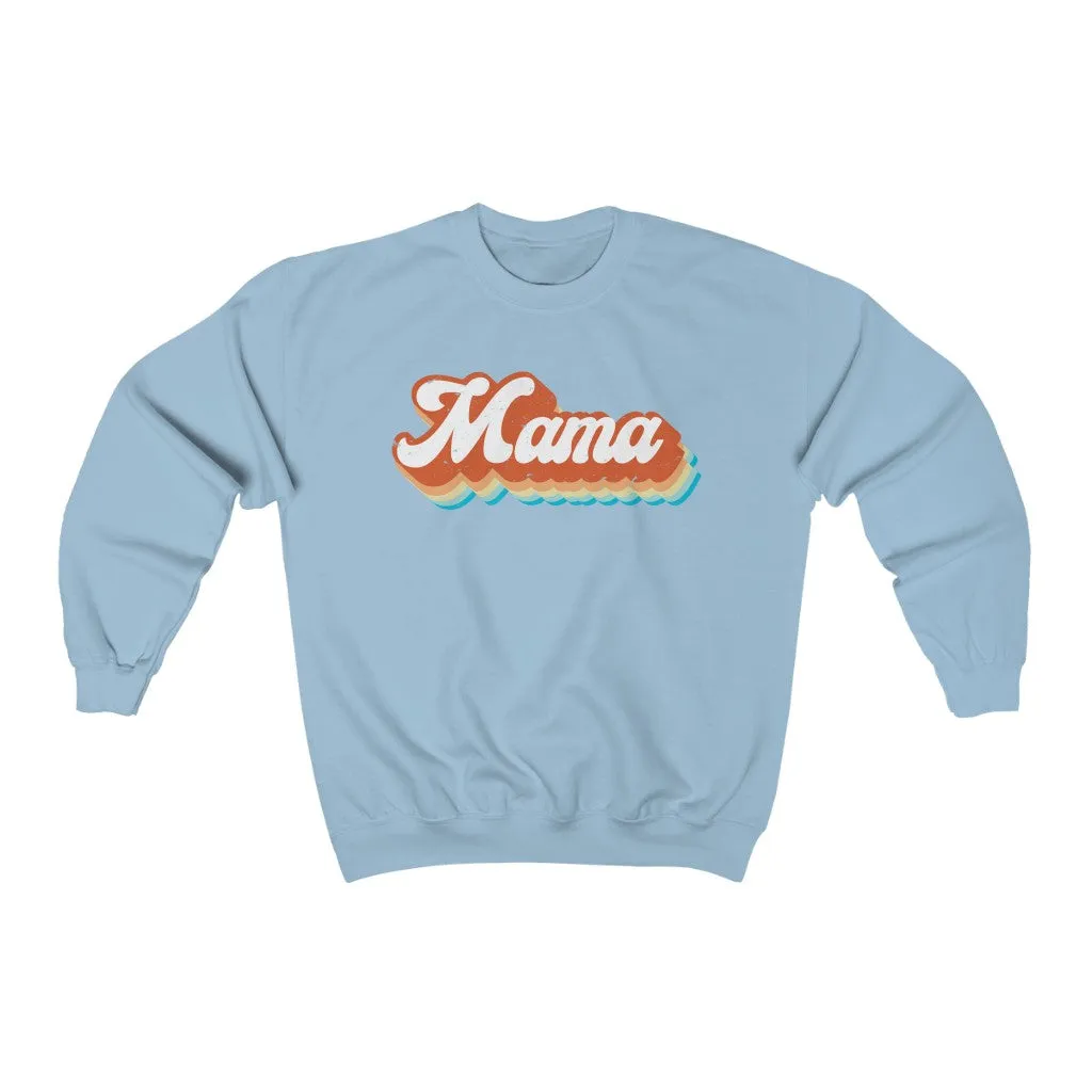 Retro Mama Unisex Sweatshirt sold by Always Stylish Mama product image thumbnail 4
