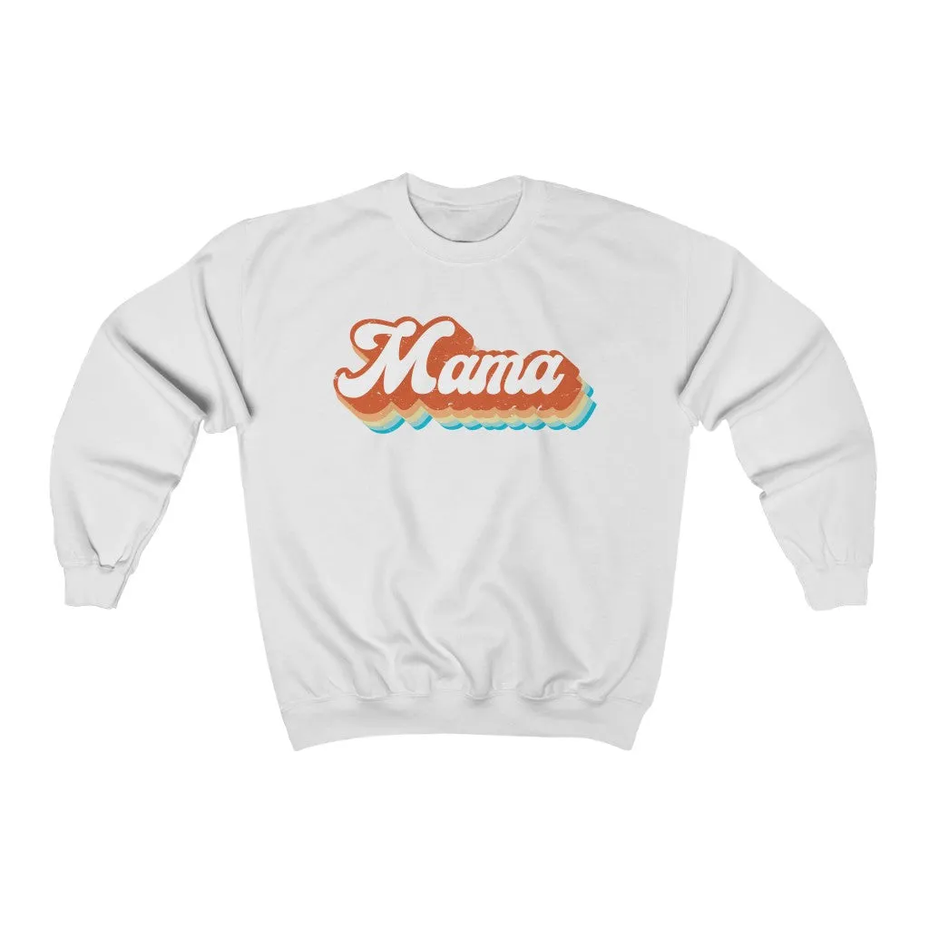 Retro Mama Unisex Sweatshirt sold by Always Stylish Mama product image thumbnail 2