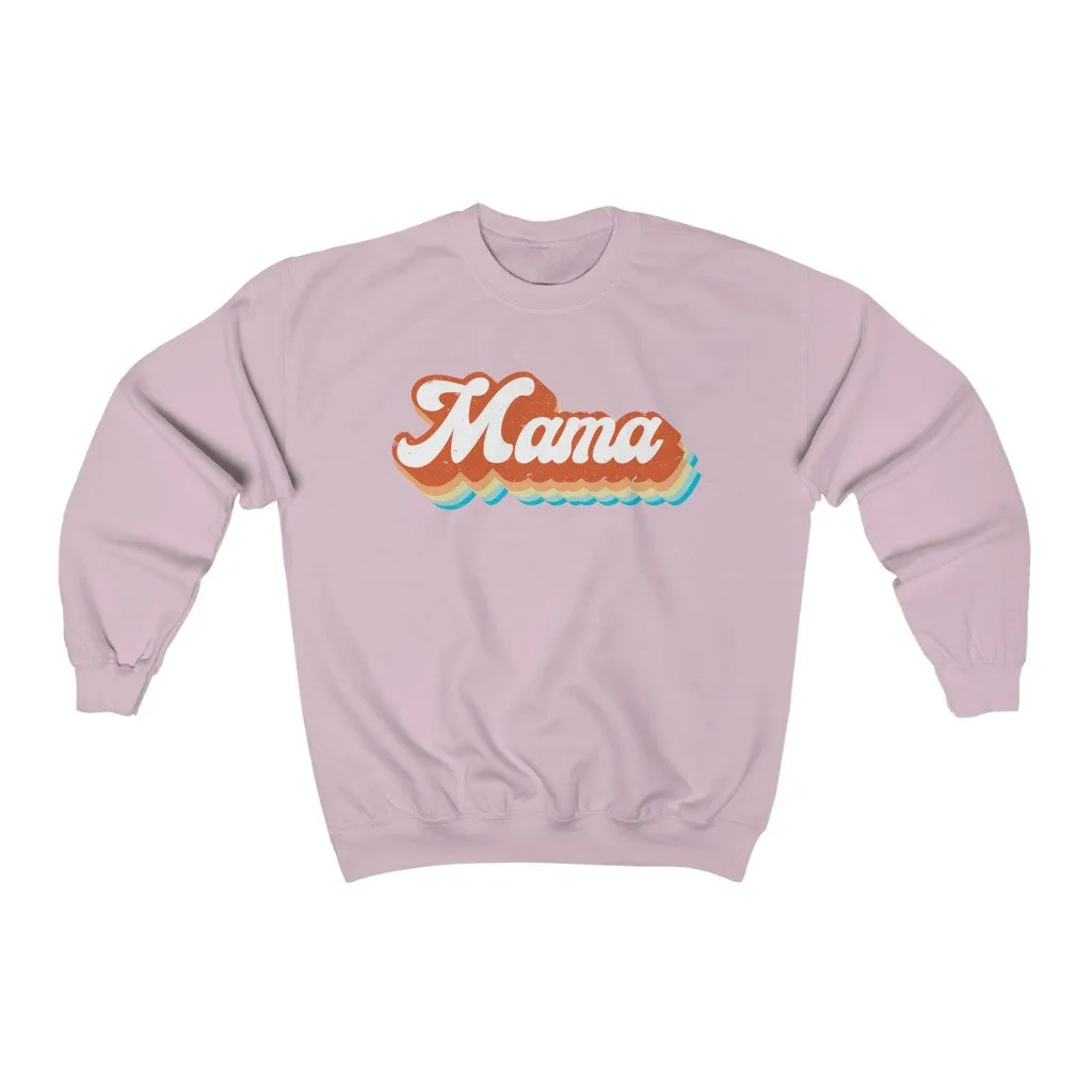 Retro Mama Unisex Sweatshirt sold by Always Stylish Mama product image thumbnail 5