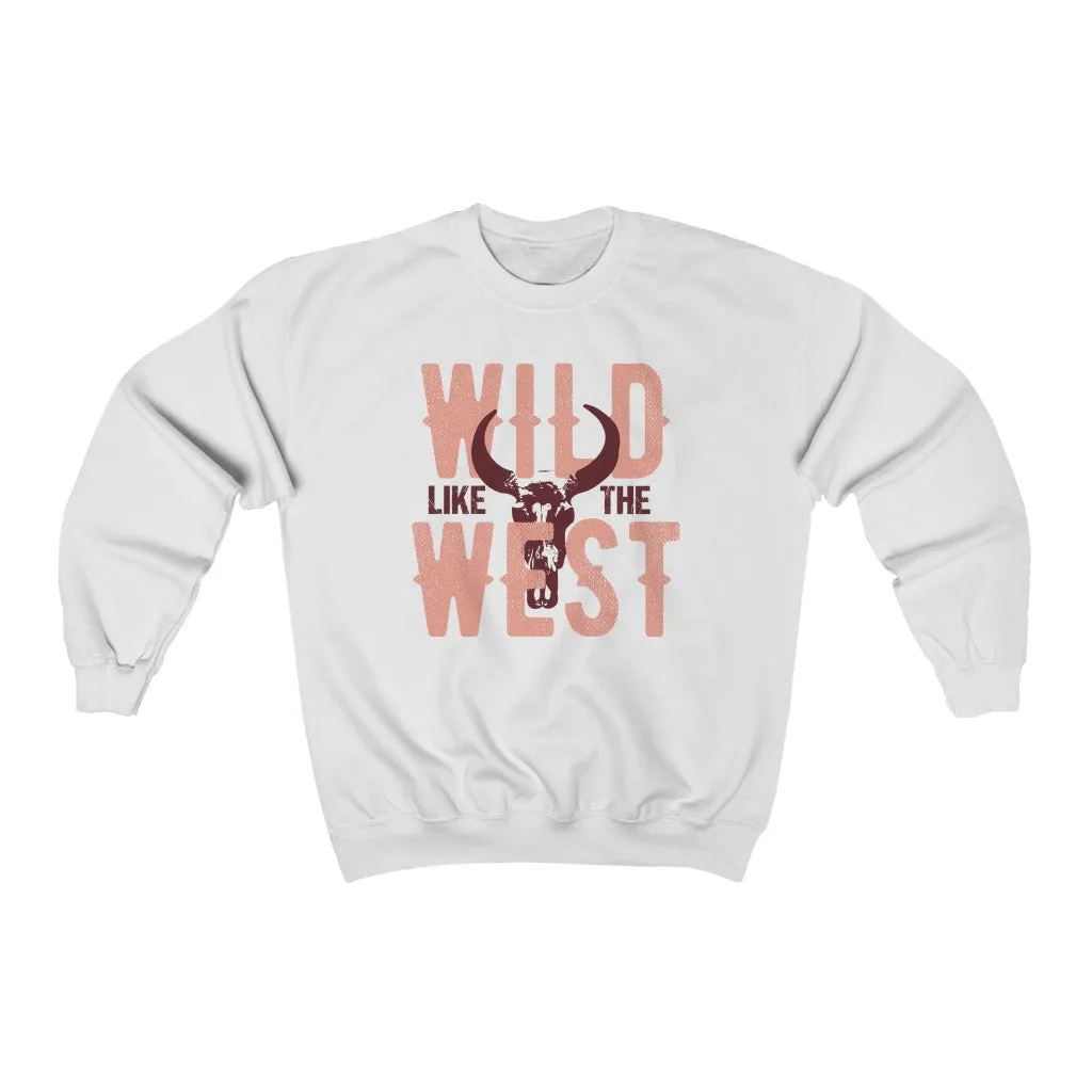 Wild Like The West Rodeo Unisex Sweatshirt sold by Always Stylish Mama product image thumbnail 2