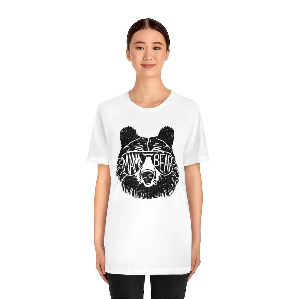 Cool Mama Bear Sunglasses Unisex Tee sold by Always Stylish Mama product image thumbnail 5