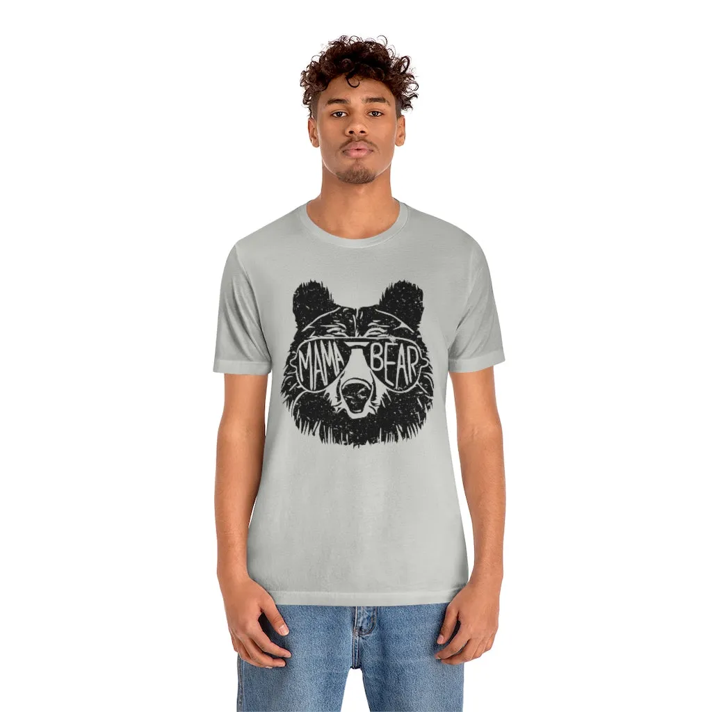 Cool Mama Bear Sunglasses Unisex Tee sold by Always Stylish Mama product image thumbnail 3