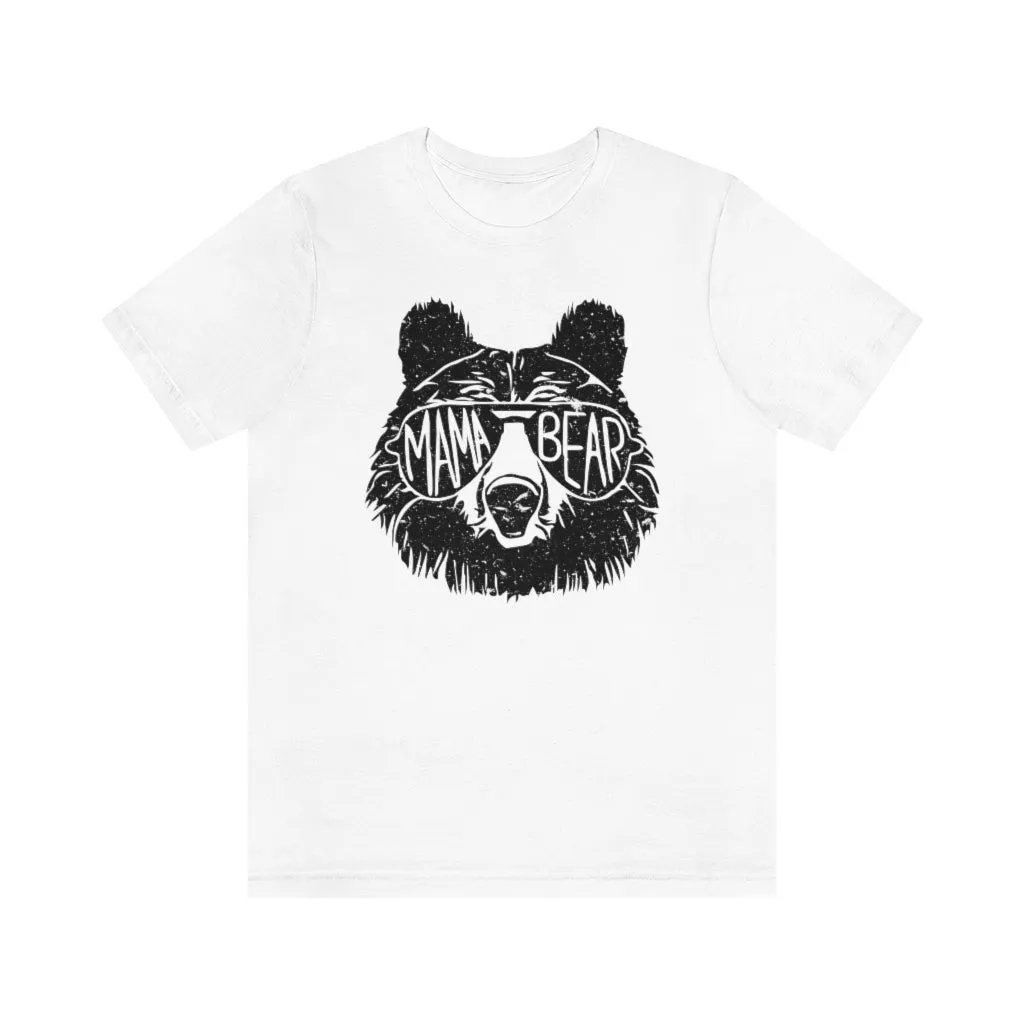 Cool Mama Bear Sunglasses Unisex Tee sold by Always Stylish Mama product image thumbnail 4