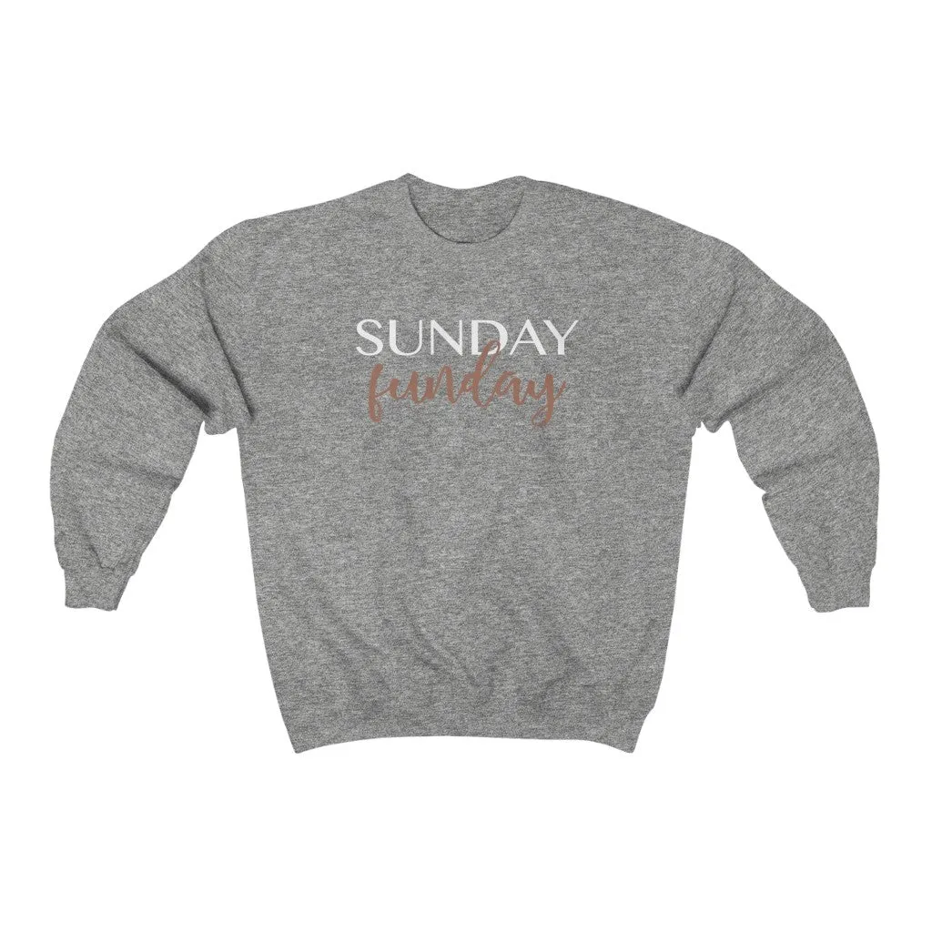 Sunday Funday Unisex Sweatshirt sold by Always Stylish Mama product image thumbnail 3