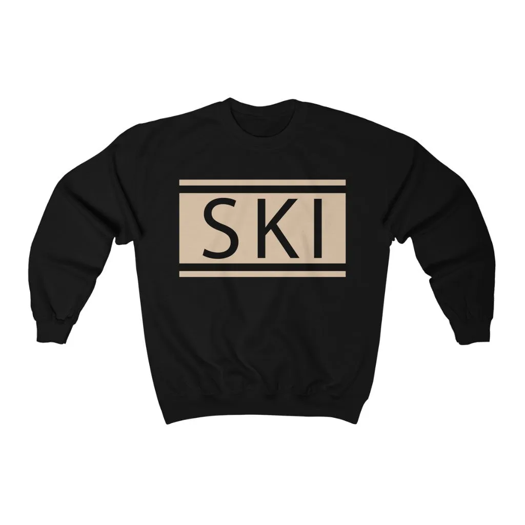 SKI Unisex Sweatshirt sold by Always Stylish Mama product image thumbnail 2