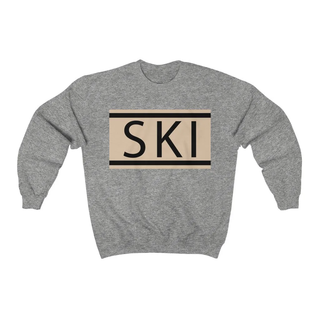 SKI Unisex Sweatshirt sold by Always Stylish Mama product image thumbnail 3