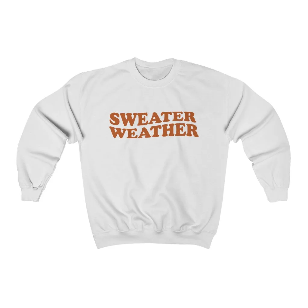 Sweater Weather Unisex Sweatshirt sold by Always Stylish Mama product image thumbnail 2