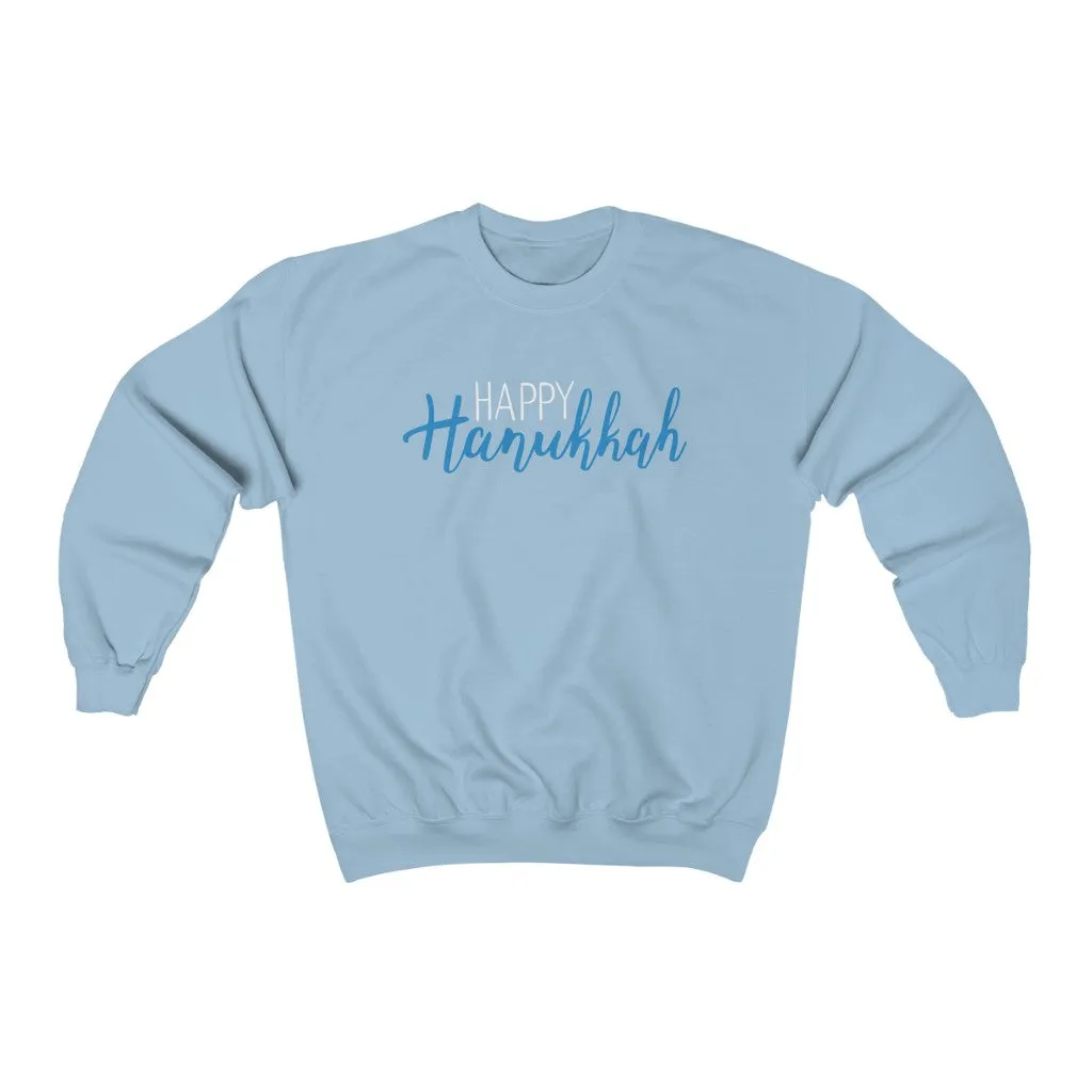 Happy Hanukkah Unisex Sweatshirt sold by Always Stylish Mama product image thumbnail 3