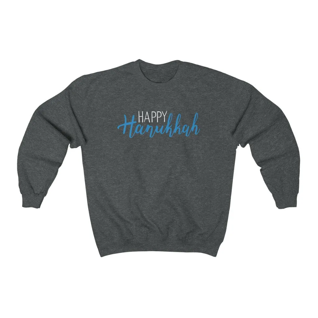 Happy Hanukkah Unisex Sweatshirt sold by Always Stylish Mama