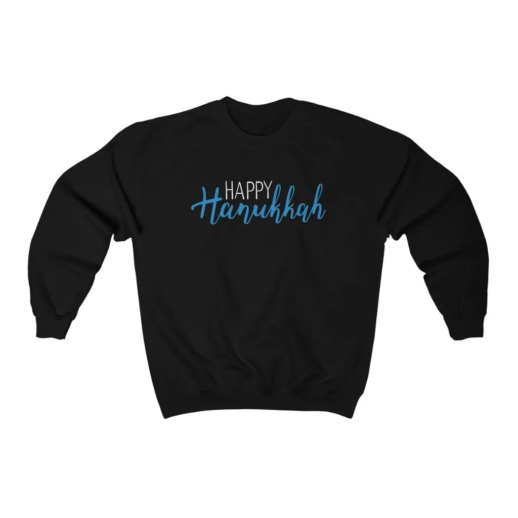 Happy Hanukkah Unisex Sweatshirt sold by Always Stylish Mama product image thumbnail 2
