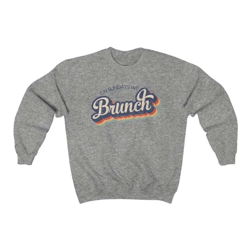 On Sundays We Brunch Unisex Sweatshirt sold by Always Stylish Mama product image thumbnail 2