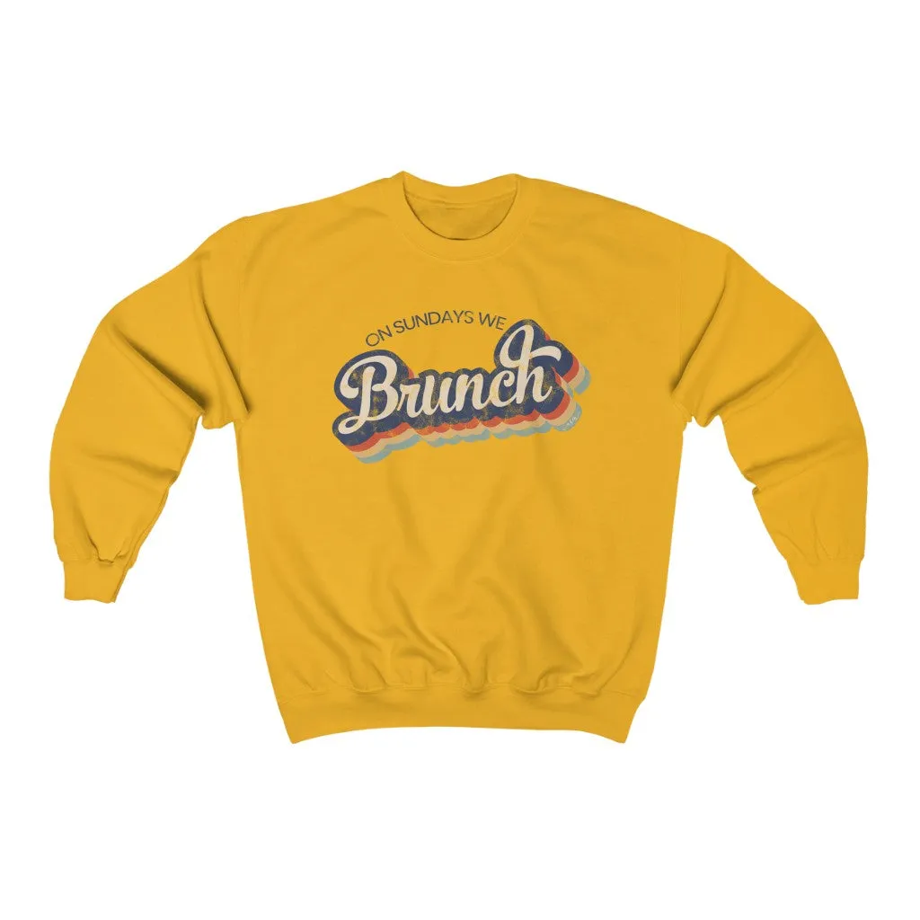 On Sundays We Brunch Unisex Sweatshirt sold by Always Stylish Mama product image thumbnail 3