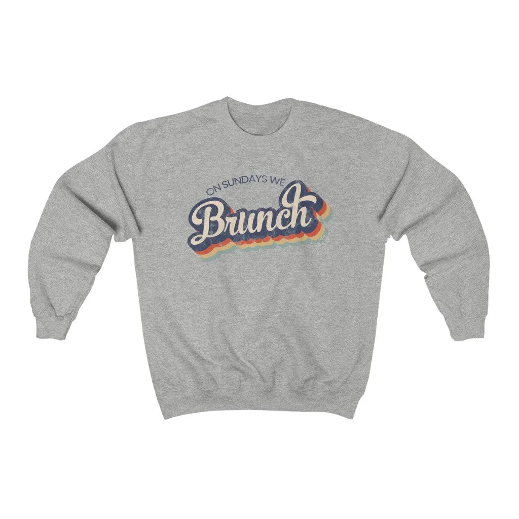 On Sundays We Brunch Unisex Sweatshirt sold by Always Stylish Mama product image thumbnail 4