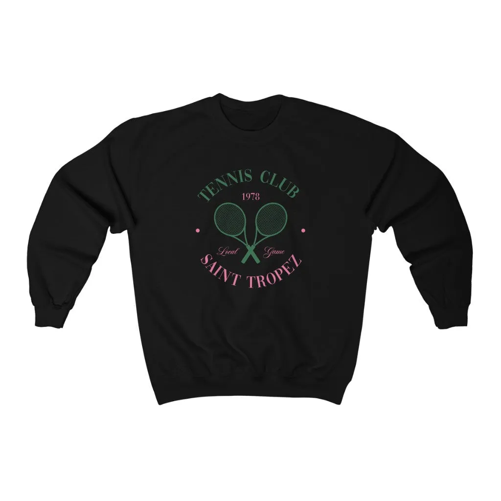 Tennis Club Unisex Sweatshirt sold by Always Stylish Mama product image thumbnail 2
