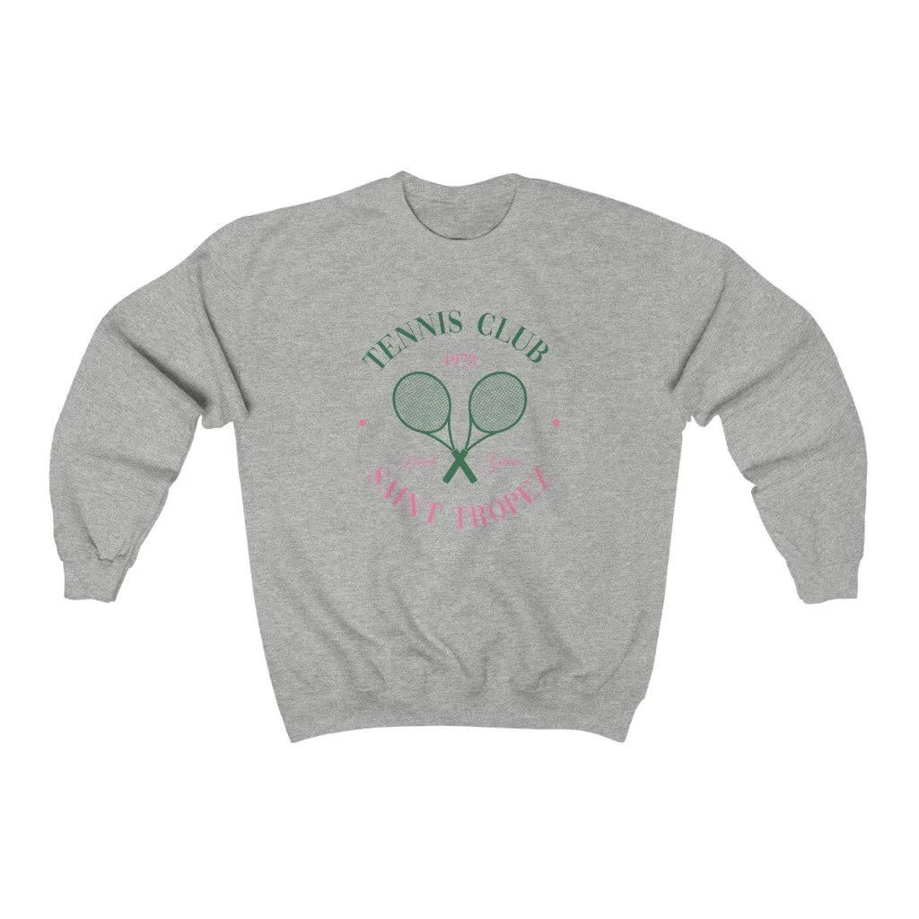 Tennis Club Unisex Sweatshirt sold by Always Stylish Mama product image thumbnail 3