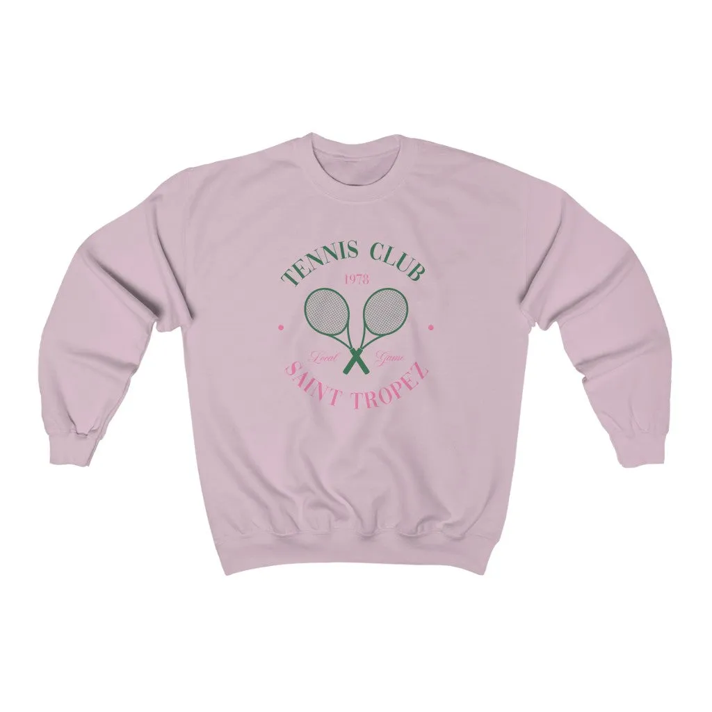 Tennis Club Unisex Sweatshirt sold by Always Stylish Mama product image thumbnail 4