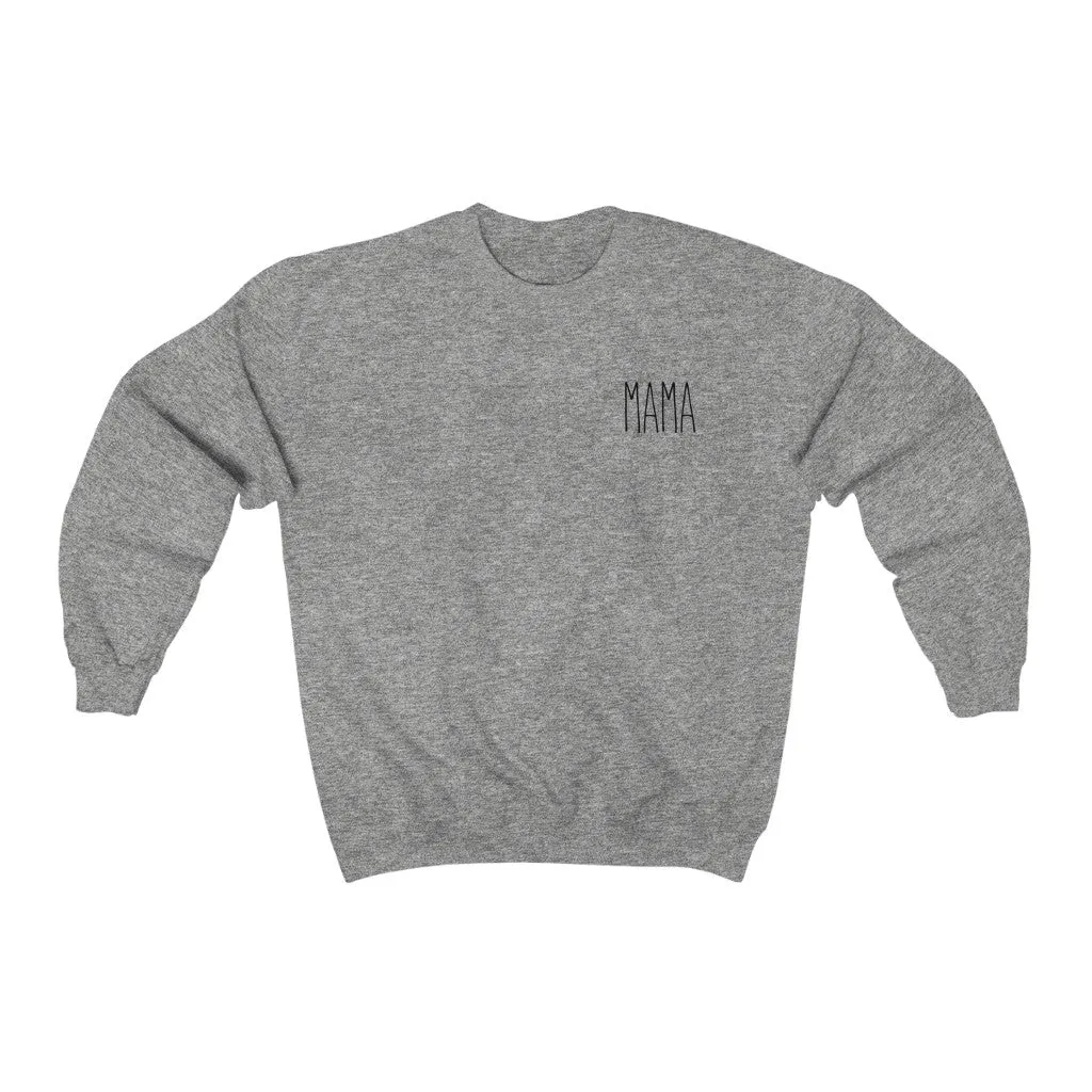 Mama Name Tag Unisex Sweatshirt sold by Always Stylish Mama