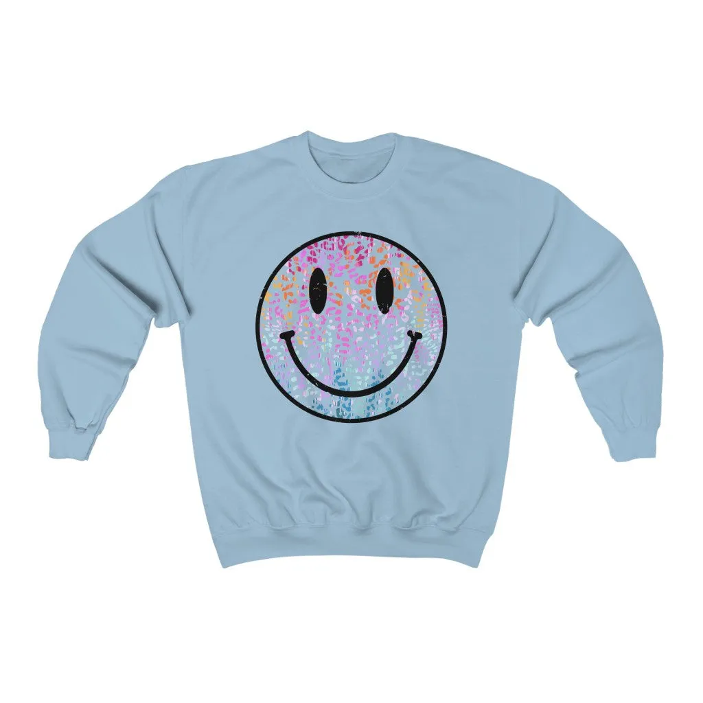 Big Smiley Face Unisex Sweatshirt sold by Always Stylish Mama product image thumbnail 5