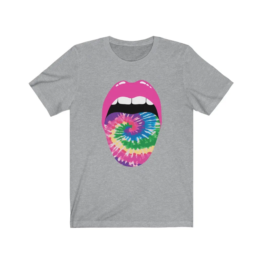 Swirl Tie Dye Tongue Out Tee sold by Always Stylish Mama product image thumbnail 4